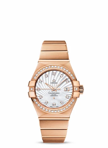 Omega Constellation Co-Axial 31 Red Gold / Diamond / MOP Supernova 123.55.31.20.55.001 (12355312055001)